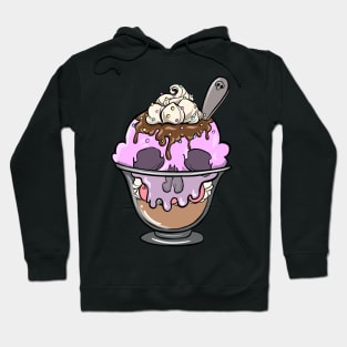 Skull ice-cream Hoodie